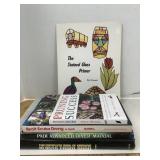 Books-Plants, Diving, Stained Glass