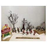 Holiday Village Pieces-McDonaldï¿½s, Fireman & More