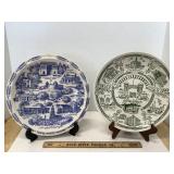 Vintage Terre Haute Decorative Plates