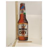 Metal Sign Michelob Dry Bottle