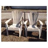 Pair Of Patio Chairs 1 Is Damaged