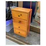 4 Drawer Wooden Chest