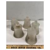 Homeco Frosted Diamond Point Votive Candleholders