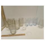 Box Of Assorted Glass Tumblers & Coca-Cola Glass
