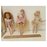 Plastic Doll with Sleep Eyes, & China Ballet