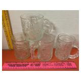 McDonald's Batman 1995 Glass Mugs