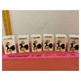 Ceramic Rooster Spice Shakers