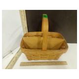 Longaberger Chore Basket with Wood Divider &