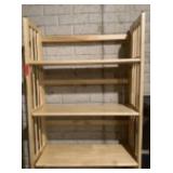 Folding Bookcase H 39? x W 28? x D 12?