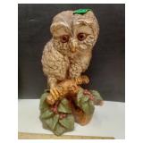 Ceramic Handpainted Owl Figurine