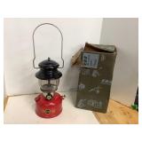 Vintage Coleman Sears Single Mantel Lantern & Box
