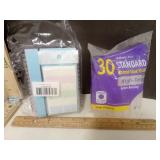 3pk small Spiral Notebooks 3 nip & Adhesive Tech