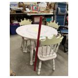 Child's Wooden Table & 3 Chairs