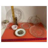 Asian Chokin Plate Milk Glass Bowl & More