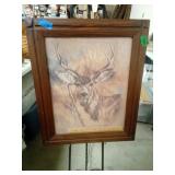 Lithograph Print 'The Silent Buck by Kay Maroon