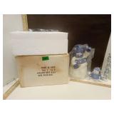 Sparkle Snowman Figurines  3 & box