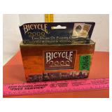 Bicycle 2000 2 Deck Playing Cards In Tin NIP