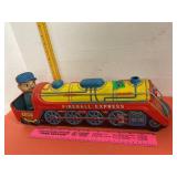 Old Metal Fireball Express Modern Toys Train