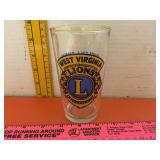 West Virginia Lions Glass