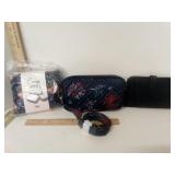 Lug Cargo Zippered Bag, Crassbody PURSE & Black