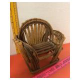 Miniature Wooden Patio Chair
