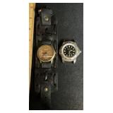 BNK Wristwatch Leather Band & Rumors Quartz