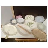 Assorted Platters, Saucers, Salad Plates & More