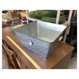 Galvanized Tub & Bottle Opener
