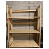 Folding Bookcase H 39? x W 28? x D 12?