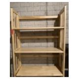 Folding Bookcase H 39? x W 28? x D 12?