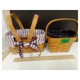 Longaberger  Storage  Baskets with Handles L