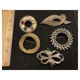 Assorted Brooches