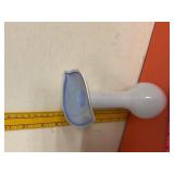 Hand Blown Calla Lily Shaped Art Glass Vase