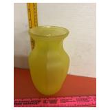 GGG Yellow Glass Vase