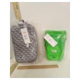 Lug Travel SilverAccessories Zipper Bag  & Green