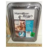 Hamilton Beach 2 Toaster Oven Cookie Sheets nip