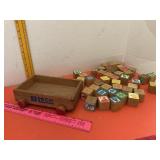 Wooden Blocks & Wagon
