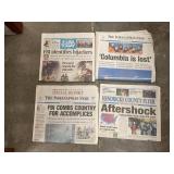 Indianapolis Star 2001 & 93 USA Today 2001