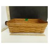 Longaberger 12' Leather Handled Basket