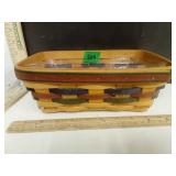 Longaberger 8' Rectangular Basket with Plastic
