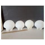 4 Scallop Shell Dishes/ Trinket Bowls 4
