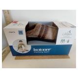 Men's Isotoner Memory Foam  Slippers nib sz LG