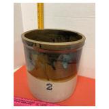 Stoneware Crock 2 Tone # 2
