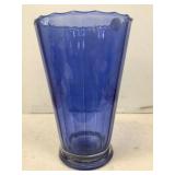 Anchor Hocking Large Blue Vase