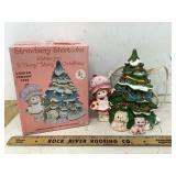 Strawberry Shortcake Lighted Ceramic Tree