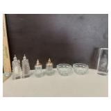 Pressed Glass  SALT&PEPPERs 2, Whitehall Candle