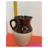 Stoneware Pitcher 2 Tone