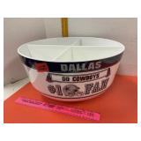 Dallas Cowboys Divided Party Bowl