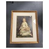 Girl with Basket Art