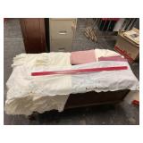 Sheets Queen Pillow Shames  Embroidered Valance